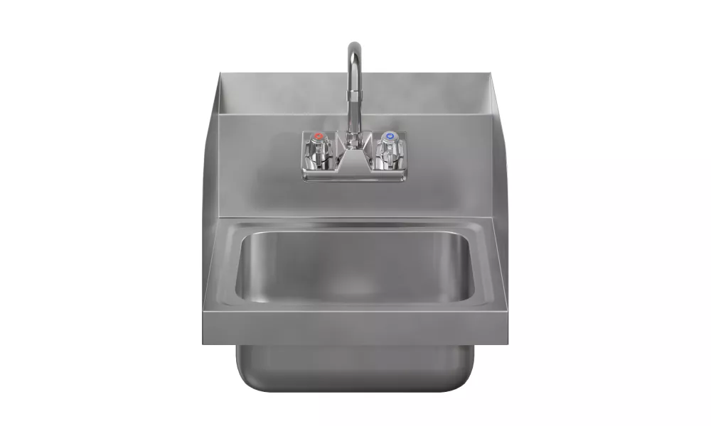 AmGood Stainless Steel Hand Sink 15 in. x 15 in. with Side